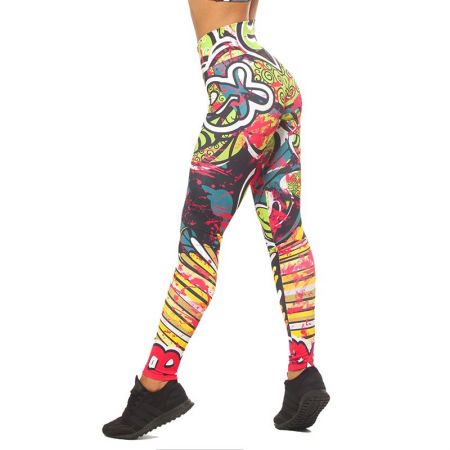 Дамски Клин EXCESSWEAR Sport Legging Graffiti 515997 