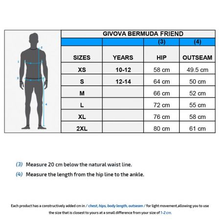 ΠΑΙΔΙΚΗ ΒΕΡΜΟΥΔΑ GIVOVA Bermuda Friend 0043 515451 P015 εικόνα 2