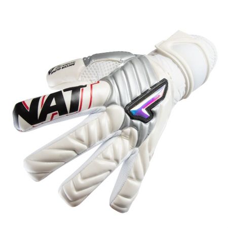 Manusi De Portar RINAT Meta Gk Alpha White/Silver 524183 Meta Gk Alpha SS22 imagine 8