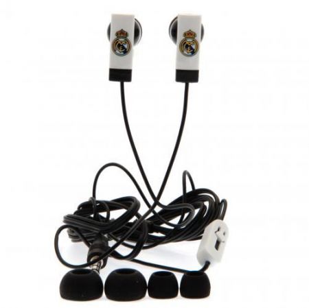 Аудио Слушалки REAL MADRID Earphones 513706 y05earrem изображение 2