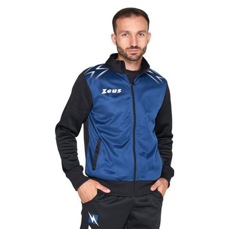 Мъжки Суичър ZEUS Felpa Easy Nero/Blue Marine 522811 Felpa Easy-O