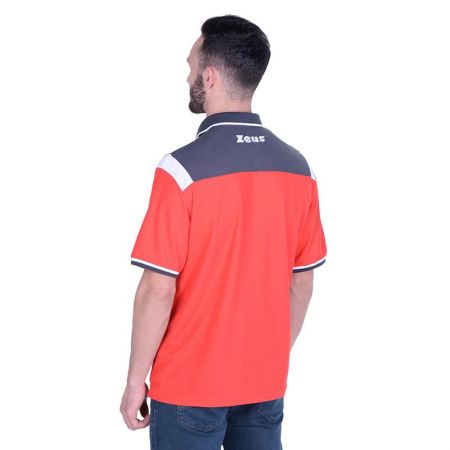 Tricou Barbati ZEUS Polo Vesuvio Rosso/Dark Grey 512892 Polo Vesuvio imagine 2