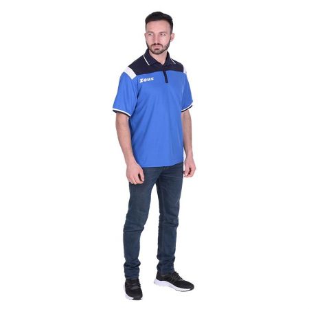 ΑΝΔΡΙΚΟ T-SHIRT ZEUS Polo Vesuvio Blu/Royal 512891 Polo Vesuvio εικόνα 3