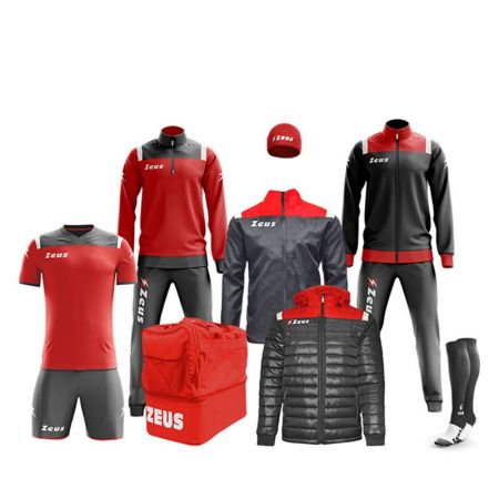 Спортен Комплект ZEUS Box Vesuvio 8pcs Dark Grey/Tang Red 515180 Box Vesuvio