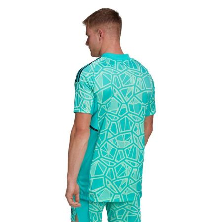 Мъжка Тениска ADIDAS Condivo 22 Goalkeeper Jersey Short Sleeve 530242 HB1618 изображение 2