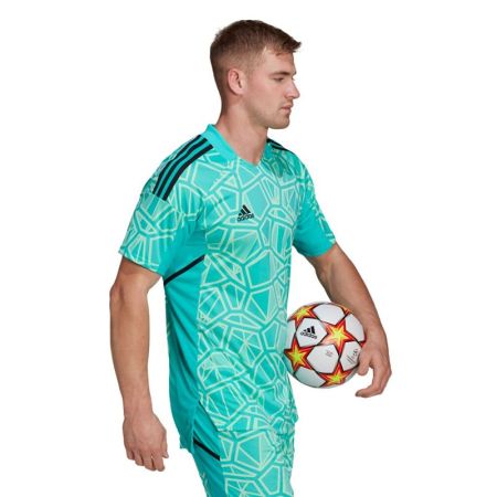 Мъжка Тениска ADIDAS Condivo 22 Goalkeeper Jersey Short Sleeve 530242 HB1618 изображение 3