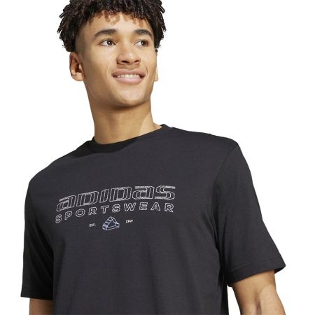 ΑΝΔΡΙΚΟ T-SHIRT ADIDAS Tech Linear Graphic 530210 IW2651 εικόνα 6