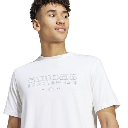 ΑΝΔΡΙΚΟ T-SHIRT ADIDAS Tech Linear Graphic 530208 IW2690 εικόνα 6