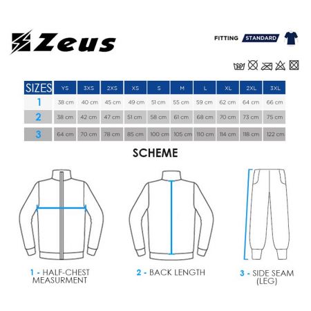 Дамски Анцуг ZEUS Tuta Relax Vesuvio Bianco/Rosso 516575 Tuta Relax Vesuvio-O изображение 7