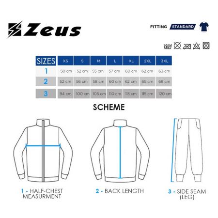 Trening Barbati  ZEUS Tuta Sirio Blu/Rosso 515824 Tuta Sirio-O imagine 5