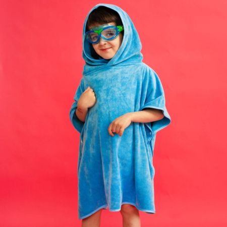 ΠΑΙΔΙΚΟ ΜΠΟΥΡΝΟΥΖΙ AQUA SPEED Kid's Poncho Big 80x140cm 02 529694 145-B εικόνα 2