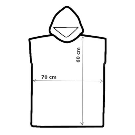 ΠΑΙΔΙΚΟ ΜΠΟΥΡΝΟΥΖΙ AQUA SPEED Kid's Poncho Medium 70x120cm 01 522948 145-M εικόνα 2