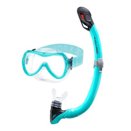 ΣΕΤ ΜΑΣΚΑ ΚΑΙ ΑΝΑΠΝΕΥΣΤΗΡΑ AQUA SPEED Snorkeling set Alize Samos 04 528436 621