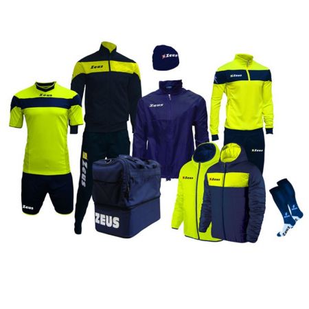 Спортен Комплект ZEUS Box Apollo 8pcs Blu/Giallo fluo 510630 Box Apollo