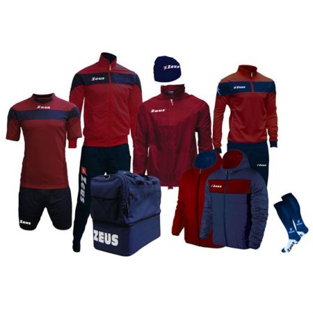 Спортен Комплект ZEUS Box Apollo 8pcs Blu/Granata 510632 Box Apollo