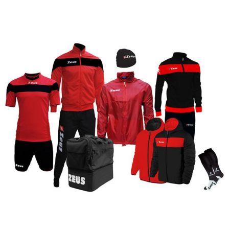 Спортен Комплект ZEUS Box Apollo 8pcs Nero/Rosso 510636 Box Apollo