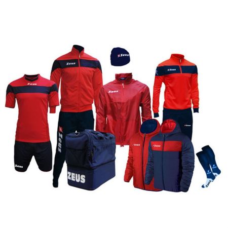 Спортен Комплект ZEUS Box Apollo 8pcs Rosso/Blu 510637 Box Apollo
