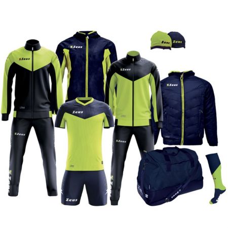 Спортен Комплект ZEUS Box Ulysse 8pcs Blu/Giallo fluo 510649 Box Ulysse