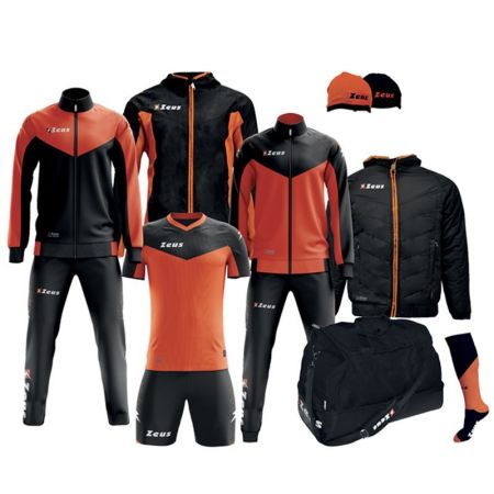 Спортен Комплект ZEUS Box Ulysse 8pcs Nero/Arancio fluo 510652 Box Ulysse