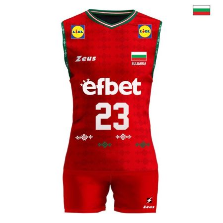 Дамски Официален Екип BULGARIA Zeus Kit Volley W A. NIKOLOV Rosso 532297 Kit Volley W A. Nikolov-BUL