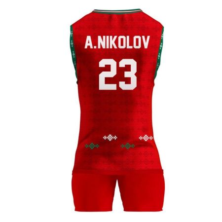 Дамски Официален Екип BULGARIA Zeus Kit Volley W A. NIKOLOV Rosso 532297 Kit Volley W A. Nikolov-BUL изображение 2