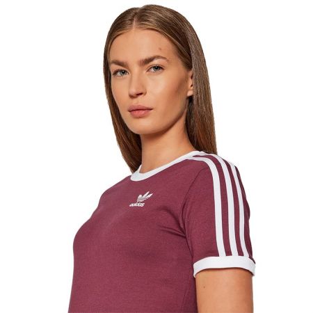 Дамска Тениска ADIDAS Adicolor Classics 3-Stripes Tee Regular Fit 521088 H06774 изображение 3