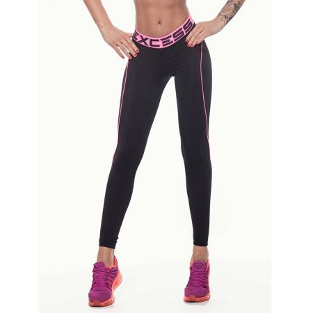 Дамски Клин EXCESSWEAR Legging Black&Pink Line 511903 
