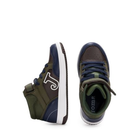 ΠΑΙΔΙΚΑ SNEAKERS JOMA Berry JR Khaki/Navy Blue 533737 JBERRW2524V εικόνα 4