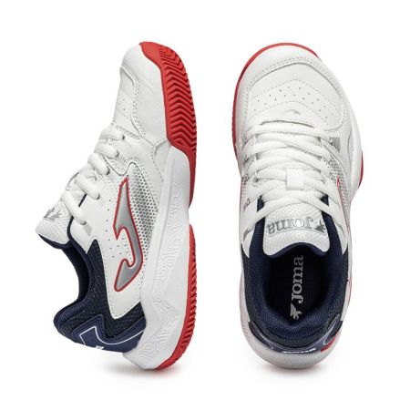 Incaltaminte Tenis Copii JOMA Master 1000 JR 2602 White 533439 JMATS2602C imagine 5