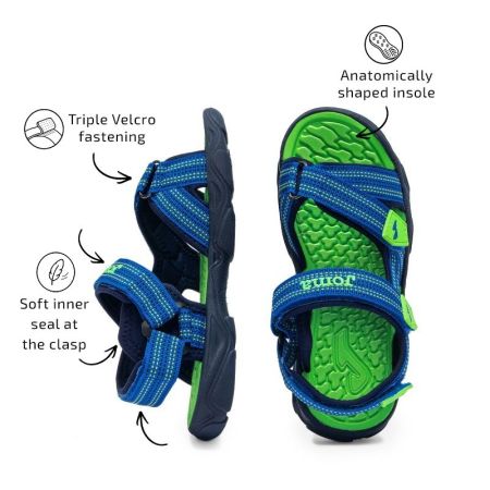 ΠΑΙΔΙΚΑ ΣΑΝΔΑΛΙΑ JOMA S.Wave JR 2603 Navy Blue 533477 SWAVJS2603V εικόνα 5