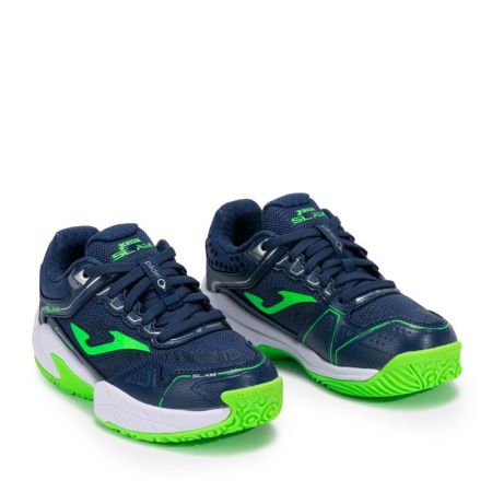 Incaltaminte Tenis Copii JOMA Slam JR 2503 Navy Blue/Green 533438 JSLAMW2503OM imagine 2
