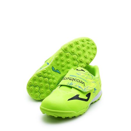 Pantofi Centipede Copii JOMA Super Copa JR 2409 Turf Fluorescent Yellow 533426 SCJW2409TFVC imagine 3