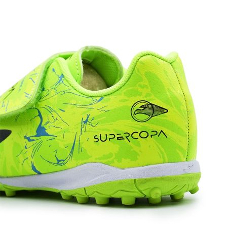 Pantofi Centipede Copii JOMA Super Copa JR 2409 Turf Fluorescent Yellow 533426 SCJW2409TFVC imagine 5