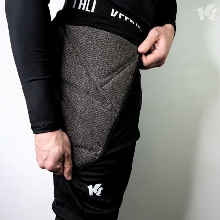 Pantaloni Portar Barbati KEEPERsport GK Pants RobustPadded 3/4 528794 KS30012-991 imagine 5