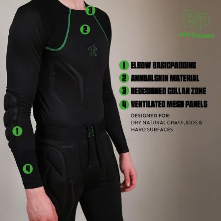Мъжка Вратарска Блуза С Протектори KEEPERsport Undershirt BasicPadded 531940 KS60041-907 изображение 9