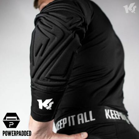 Bluza Portar Barbati Cu Protectie KEEPERsport Undershirt PowerPadded L/S 528642 KS60026-991 imagine 7