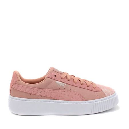 Детски Кецове PUMA Suede Platform Pebble 518798 365464-01