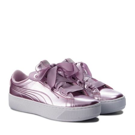 ΠΑΙΔΙΚΑ SNEAKERS PUMA Vikky Platform Ribbon 518806 366419-04 εικόνα 4