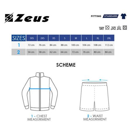 Echipament Fotbal ZEUS Kit Ulysse ML Royal/Blu 511688 Kit Ulysse ML-O imagine 2