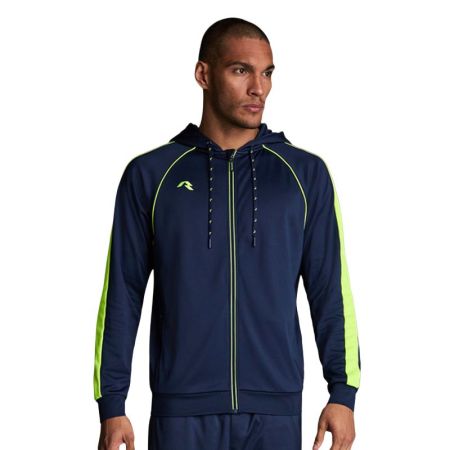 Мъжки Суичър MUSAI Afiki Jacket Navy Blue/Fluor Yellow 533035 MU0302