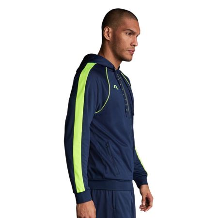 Hanorac Barbati MUSAI Afiki Jacket Navy Blue/Fluor Yellow 533035 MU0302 imagine 2