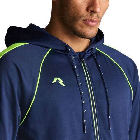 Hanorac Barbati MUSAI Afiki Jacket Navy Blue/Fluor Yellow 533035 MU0302 imagine 4
