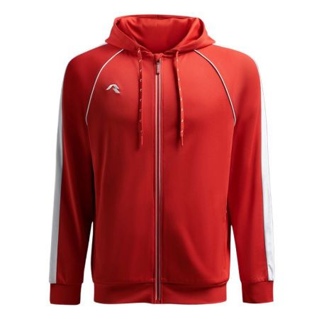 Мъжки Суичър MUSAI Afiki Jacket Red/White 533031 MU0302 изображение 6