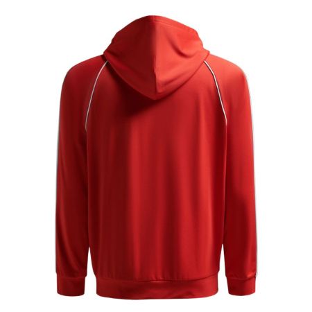Мъжки Суичър MUSAI Afiki Jacket Red/White 533031 MU0302 изображение 7