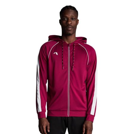 Мъжки Суичър MUSAI Afiki Jacket Burgundy/White 533032 MU0302