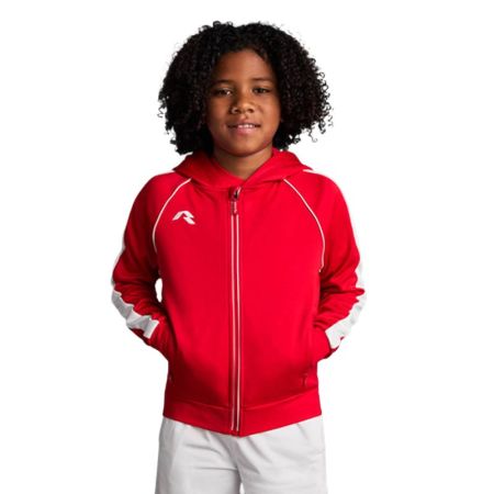 Детски Суичър MUSAI Afiki Kids Jacket Red/White 533039 MU0302