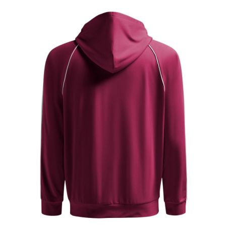 ΠΑΙΔΙΚΟ ΦΟΥΤΕΡ MUSAI Afiki Kids Jacket Burgundy/White 533040 MU0302 εικόνα 4