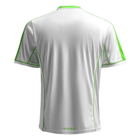 Детска Тениска MUSAI Afiki Kids T-Shirt White/Fluor Green 532742 MU0104 изображение 4