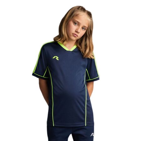 Детска Тениска MUSAI Afiki Kids T-Shirt Navy Blue/Fluor Yellow 532746 MU0104