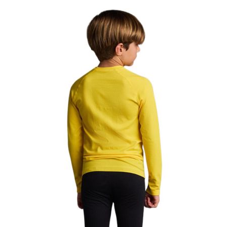 Bluza Termica Sport Copii MUSAI Joto Thermal Long Sleeve Kids T-Shirt Yellow 532822 MU0109 imagine 2